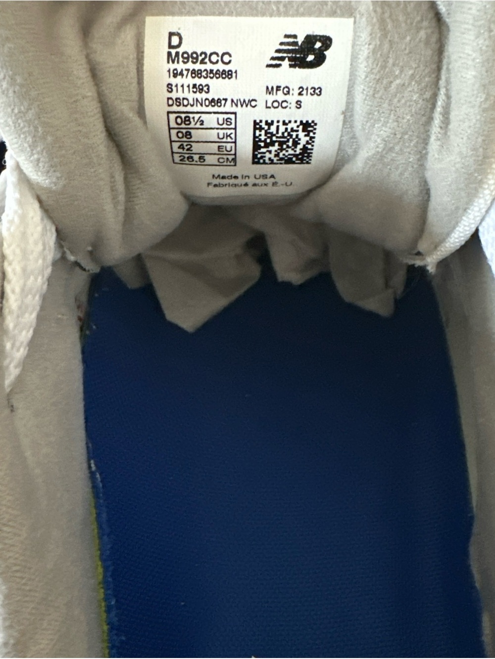 New Balance 992 USA 🇺🇸 - Picture 5 of 10